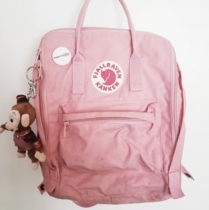 Pink Fjallraven Kanken Backpack